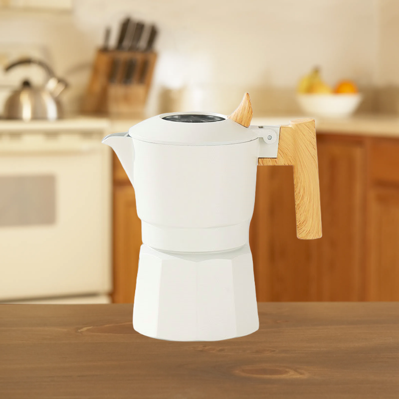 Oat White Moka Pot image 1