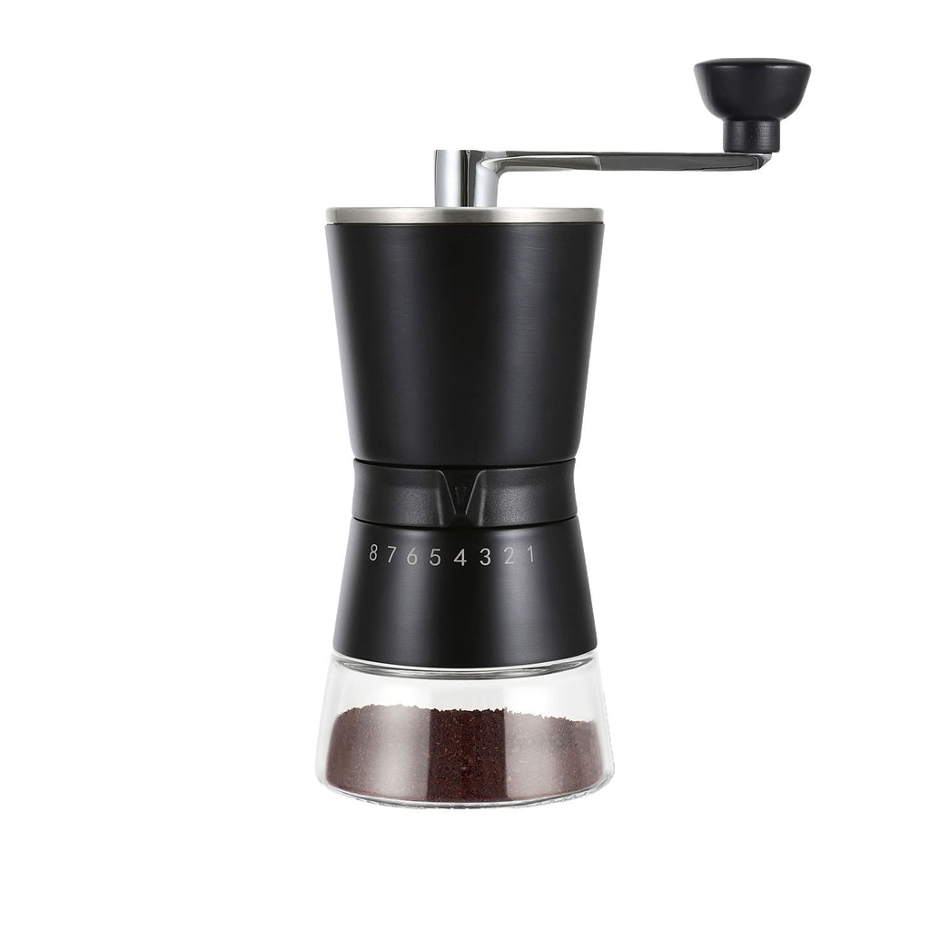 Black Hand-Crank Coffee Grinder image 0