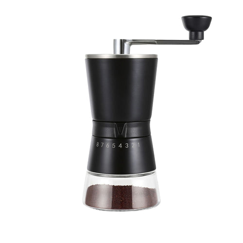 Black Hand-Crank Coffee Grinder image 0
